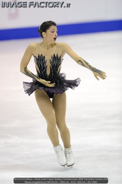2013-03-02 Milano - World Junior Figure Skating Championships 9500 Samantha Cesario USA